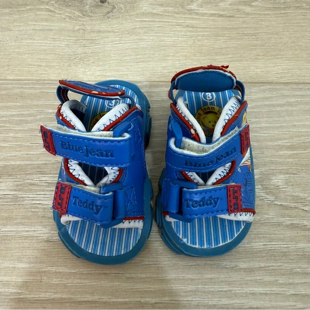 Blue Jean Teddy Sandals